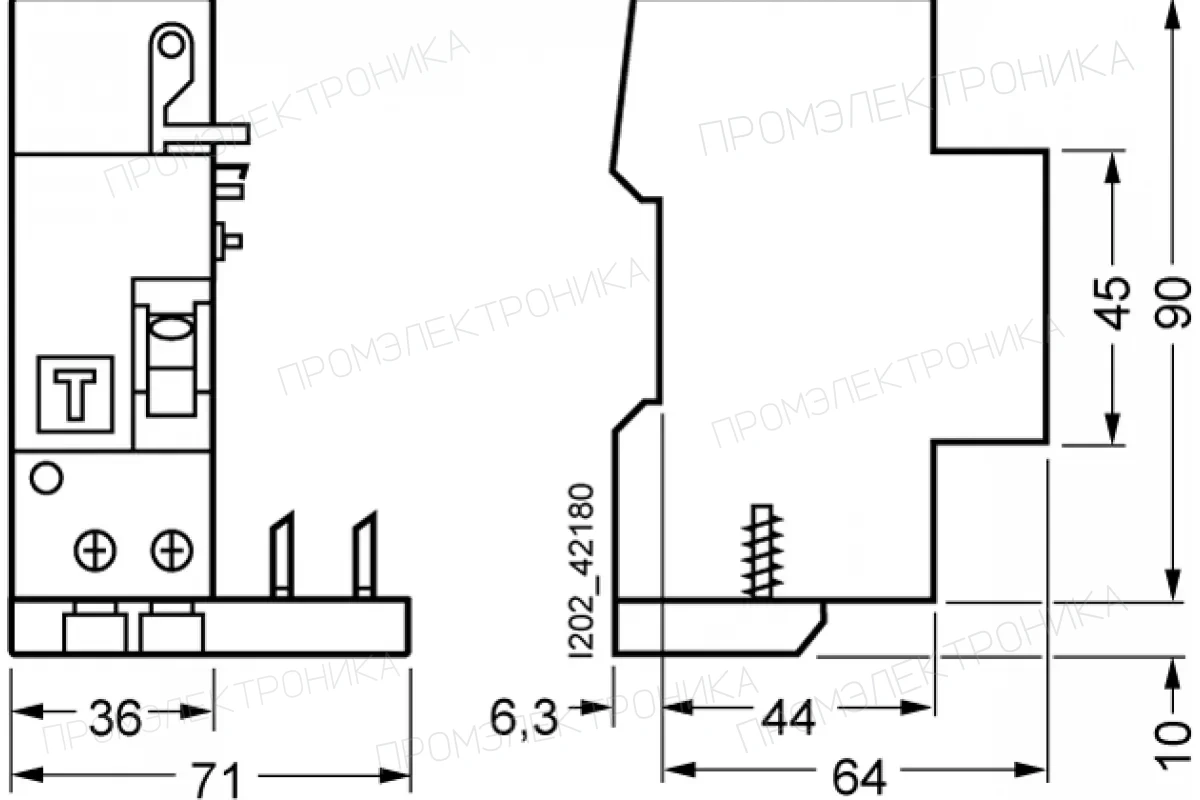 Siemens 5SL6506-7CC — Миниатюрный автоматический выключатель