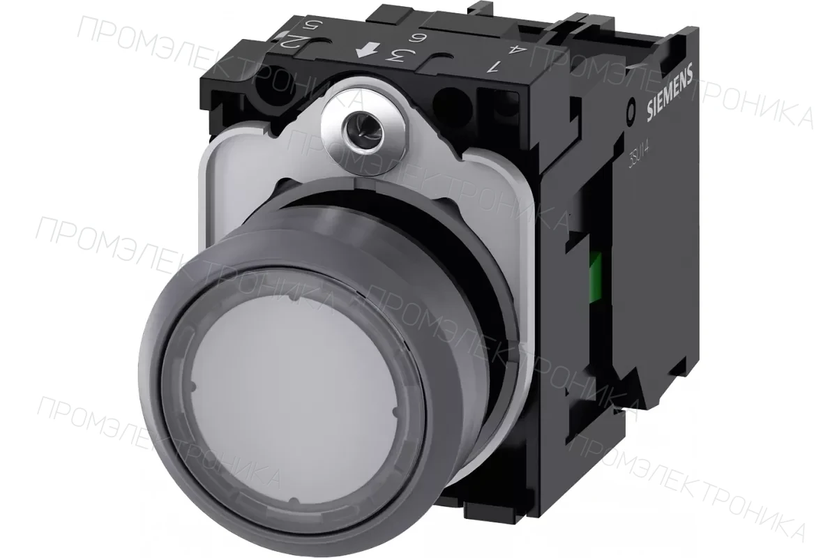 Siemens 3SU1132-0AB70-1FA0 — Кнопка с подсветкой