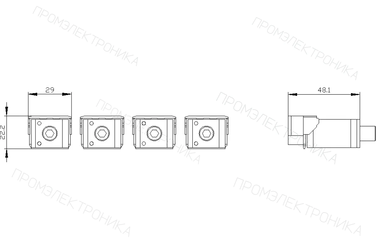 Siemens 3VA9253-0SB20 — Декоративная накладка