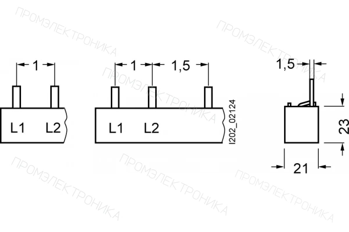 Siemens 5ST3705-0HG — Сборные шины 5ST для модульных устройств