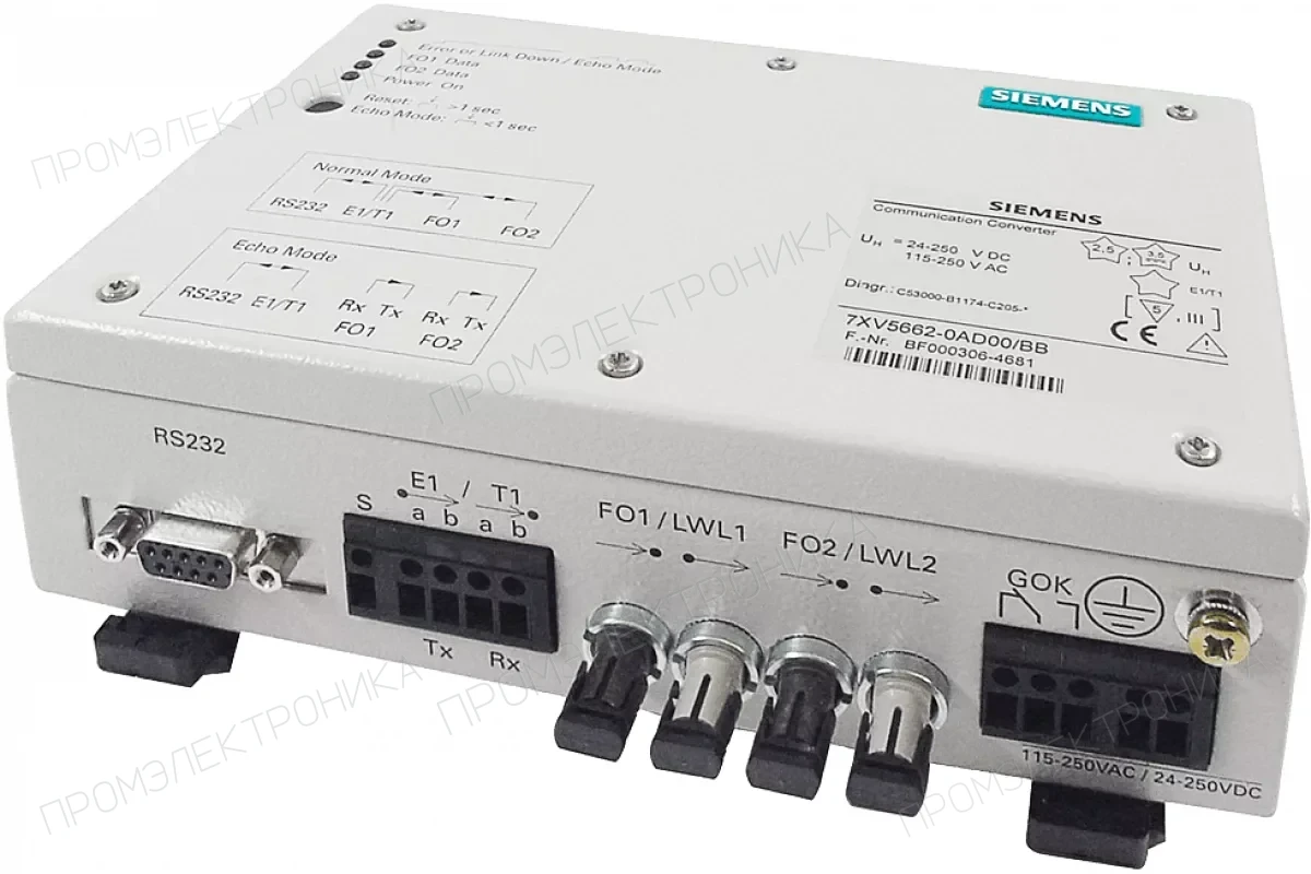 Siemens 7XV5107-0AA00 — 7XV5107 - аттенюатор