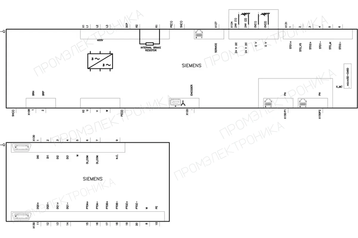 Siemens 6SL5510-1BE10-2AA0 — промышленный компонент