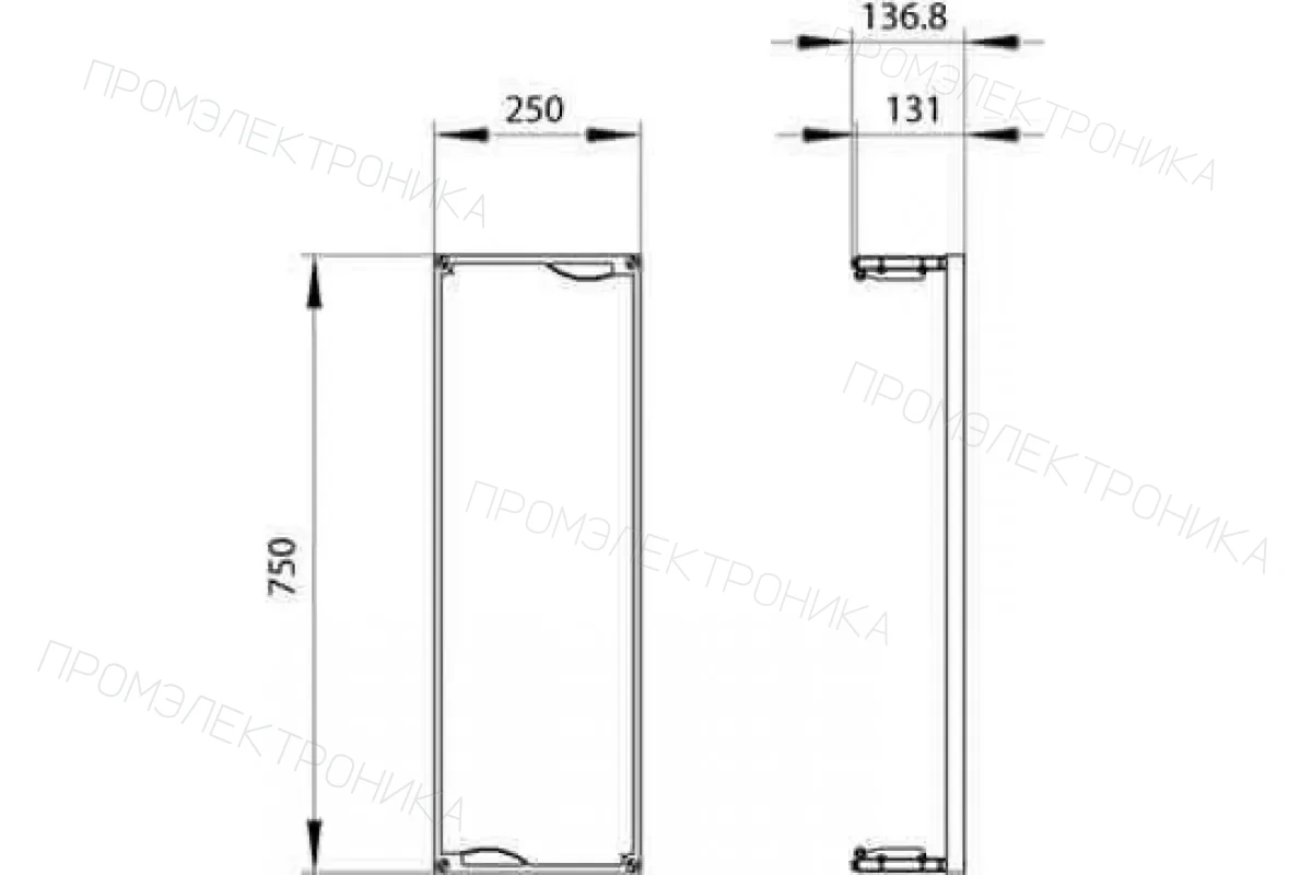 Siemens 8GK4501-4KK22 — Alpha 400/630 избыточная изолирующая крышка для пустых шкафов