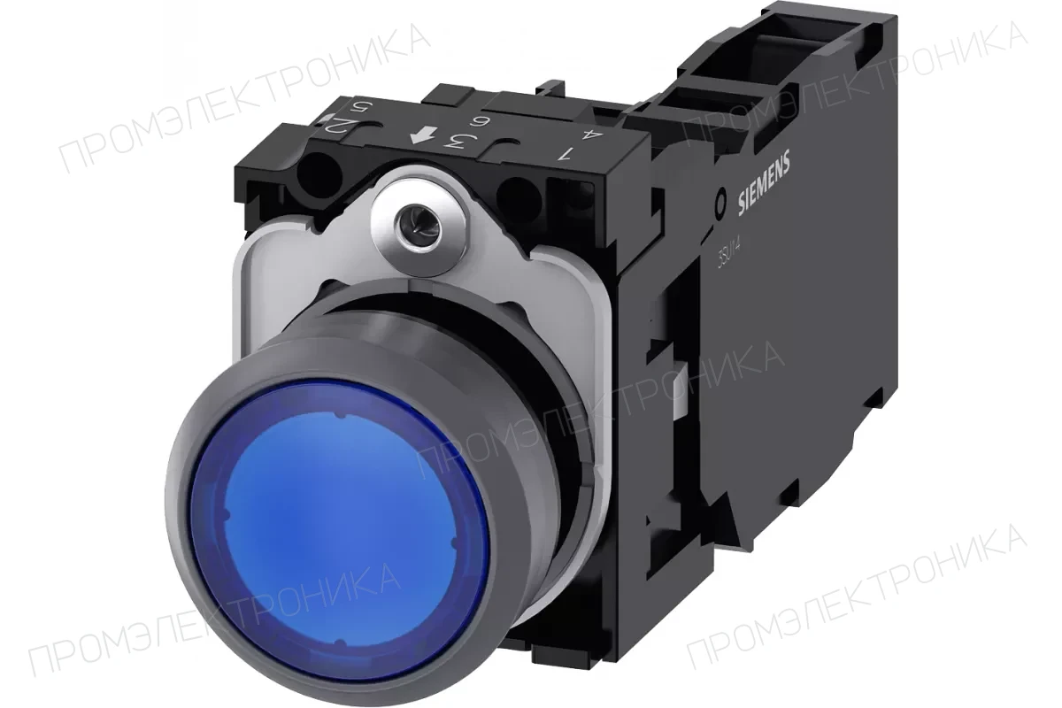 Siemens 3SU1132-0AB50-1FA0 — Кнопка с подсветкой