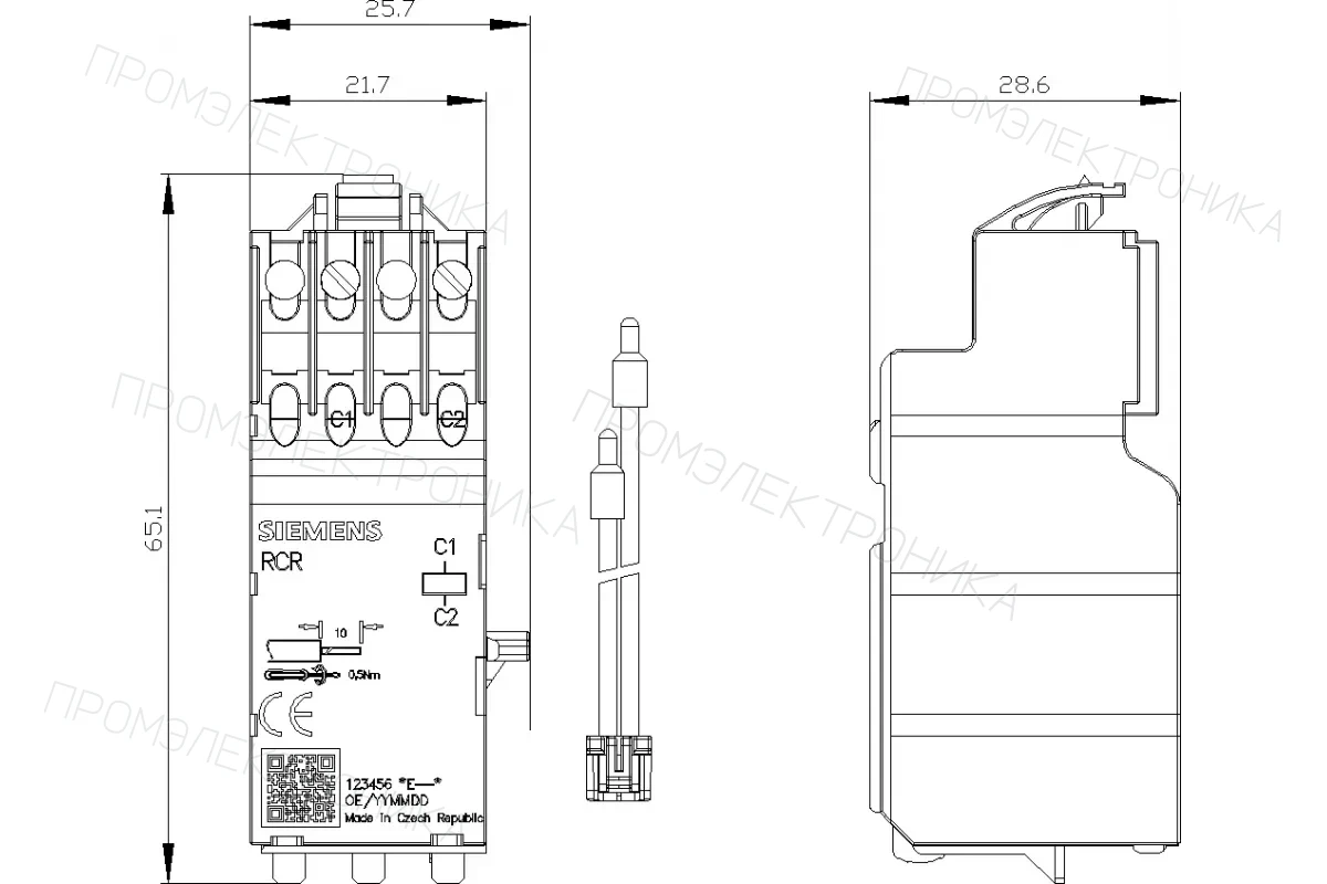 Siemens 3VL9000-8AU00 — Передача данных в PROFIBUS DP через COM10