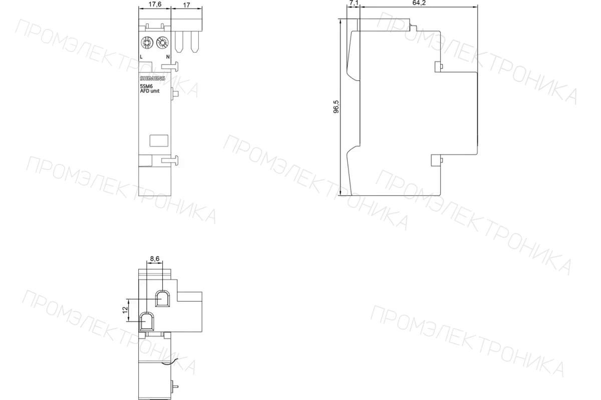 Siemens 5SM3318-0KK — промышленный компонент