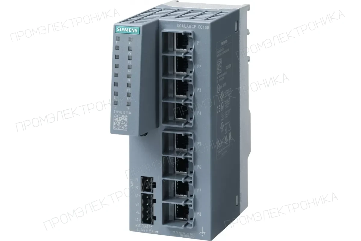 Siemens 6GK5102-1GS00-2AC2 — Неуправляемые конверторы серии SCALANCE X-100