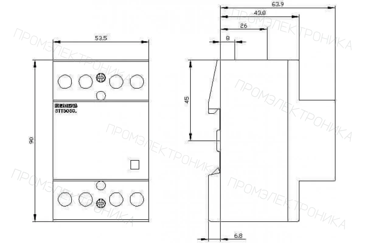 Siemens 5TT5841-2 — Контакторы 5TT5 8