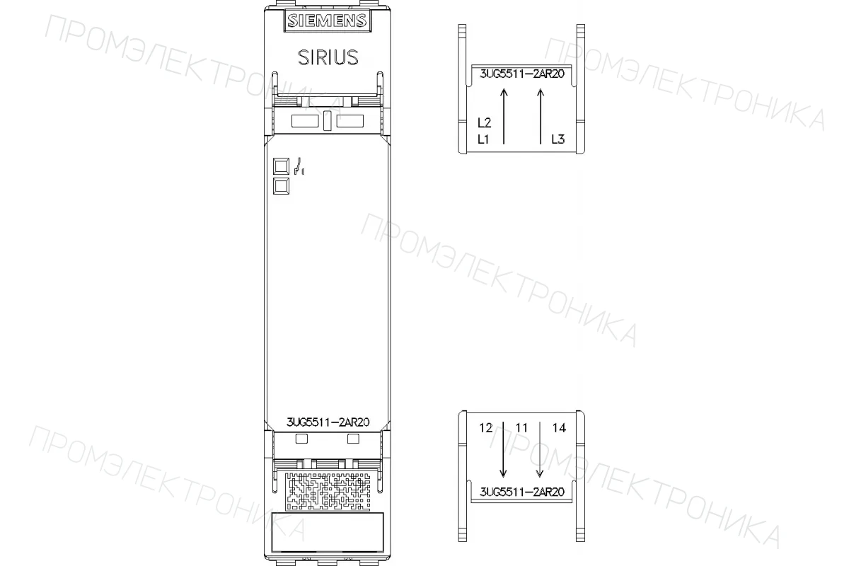Siemens 3UG5501-1AW30 — промышленный компонент