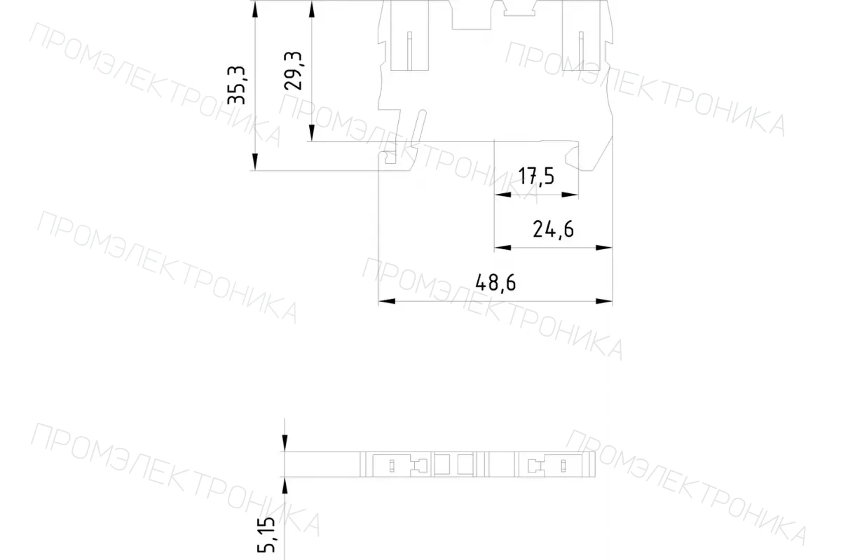 Siemens 8WH5000-0AF00 — Клеммы ALPHA FIX Combi 8WH5 со штыревыми контактными зажимами
