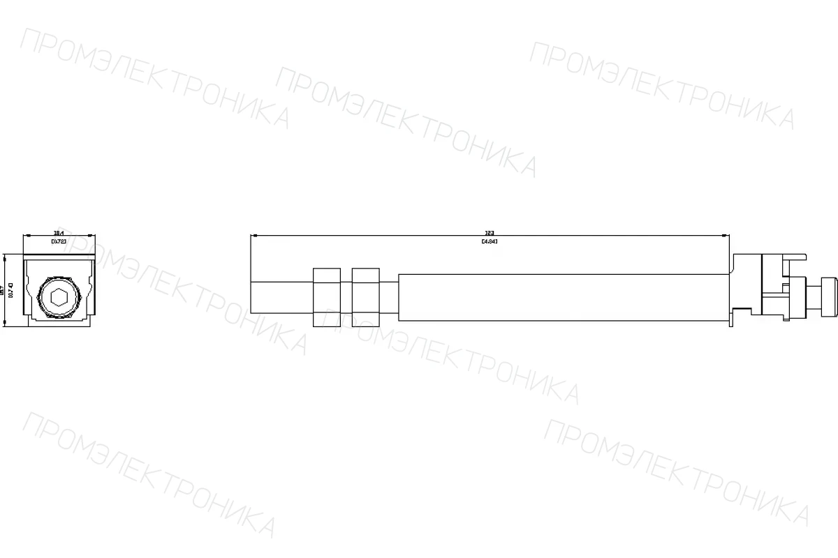 Siemens 3VA9131-0QF20 — Задняя болтовая клемма длинная