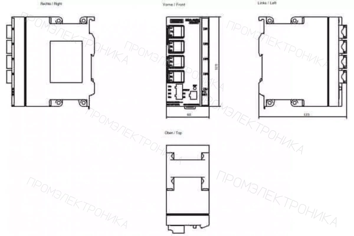 Siemens 6GK5308-2GG00-2AA2 — Управляемый промышленный коммутатор scalance