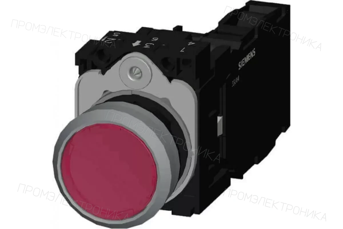 Siemens 3SU1132-0AB20-1CA0 — Кнопка с подсветкой