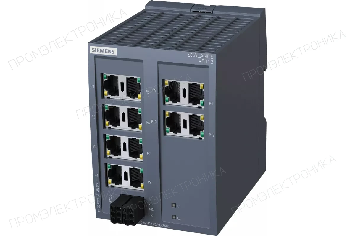 Siemens 6GK5108-2BB00-2AB2 — Scalance xb108-2 промышленный неуправляемый коммутатор industrial ethernet