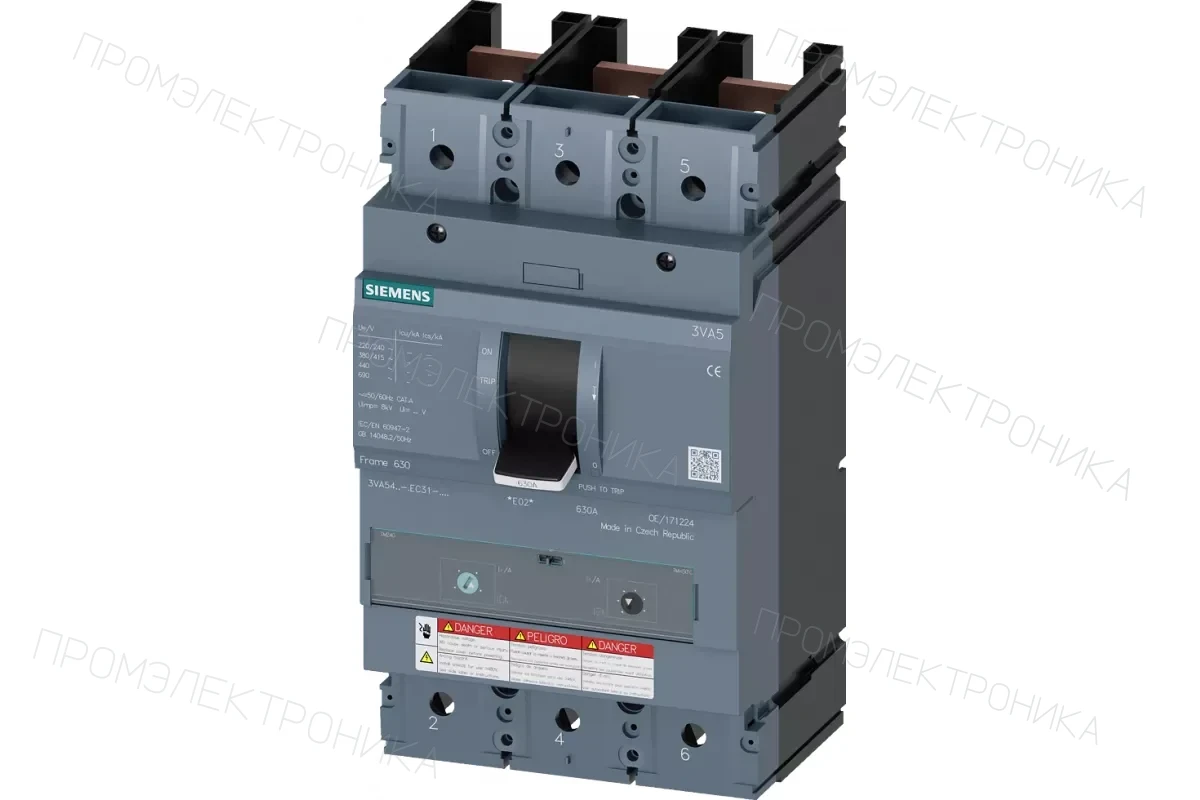 Siemens 3VA6110-0HL31-0AA0 — компонент энергетического оборудования