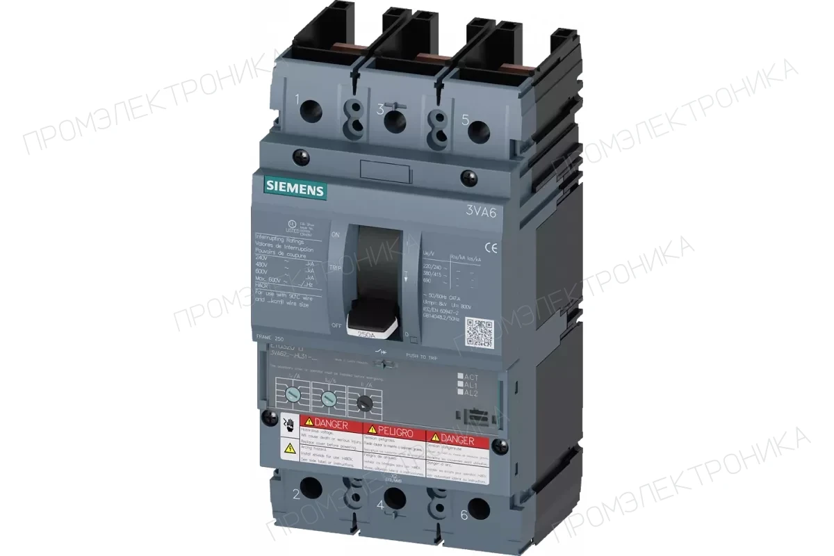 Siemens 3VA6210-5HL41-0AA0 — Автоматический выключатель