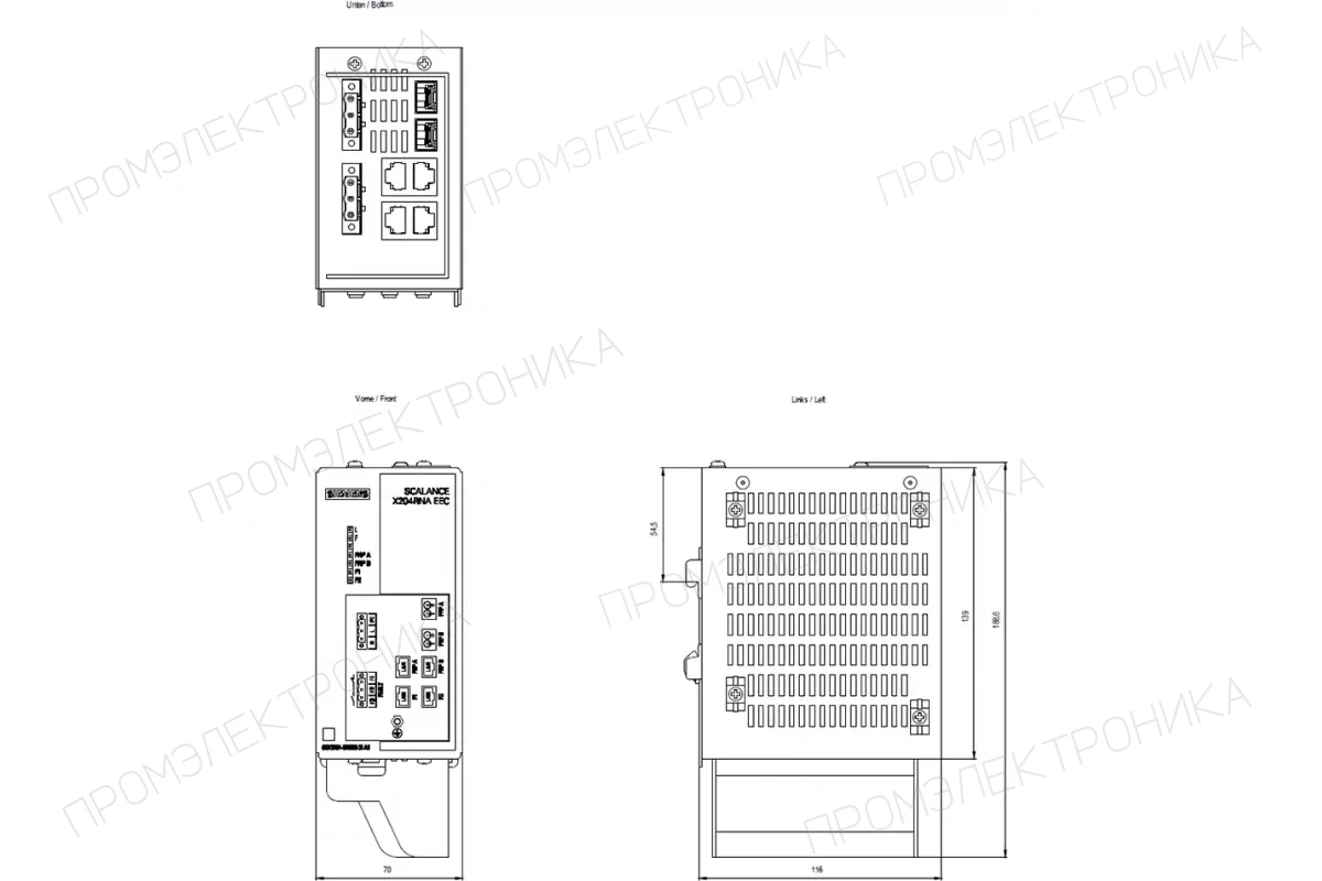 Siemens 6GK5786-1FC00-0AA0 — SCALANCE W786 RJ45 для наружной установки