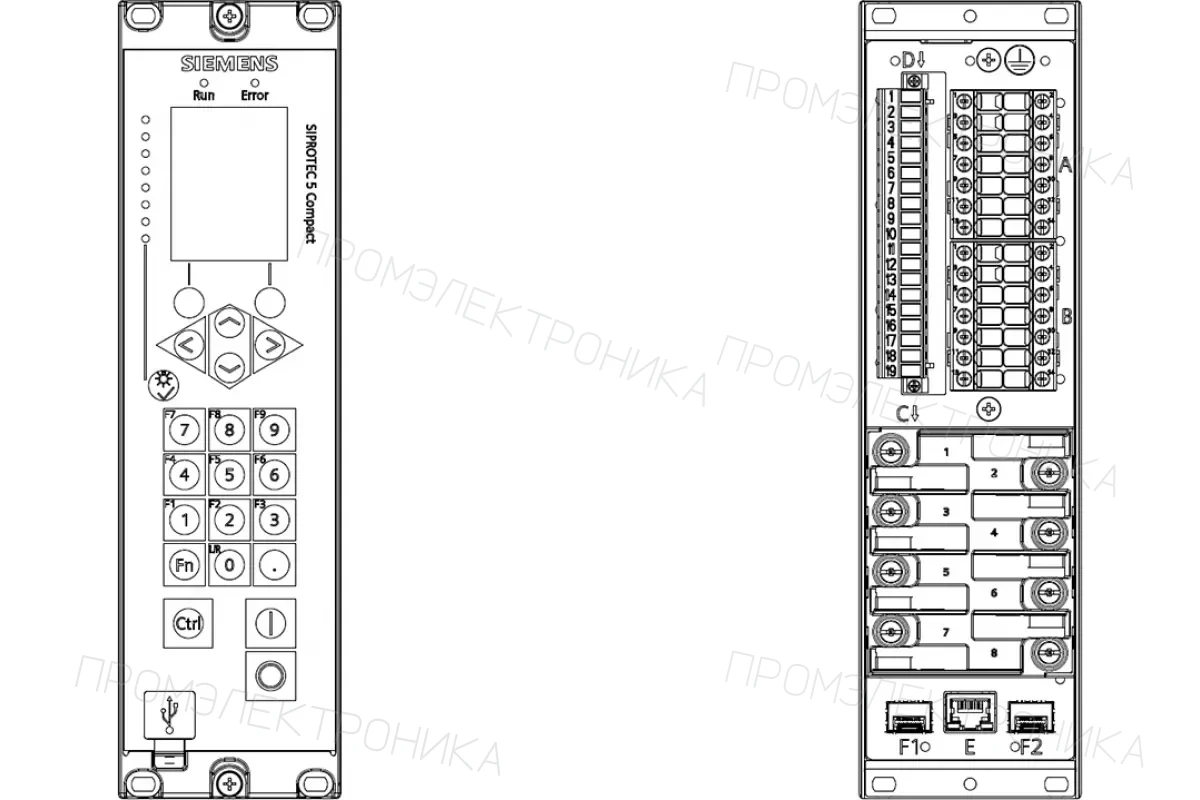 Siemens 7PG2144-1AE40-1CA0 — реле контр