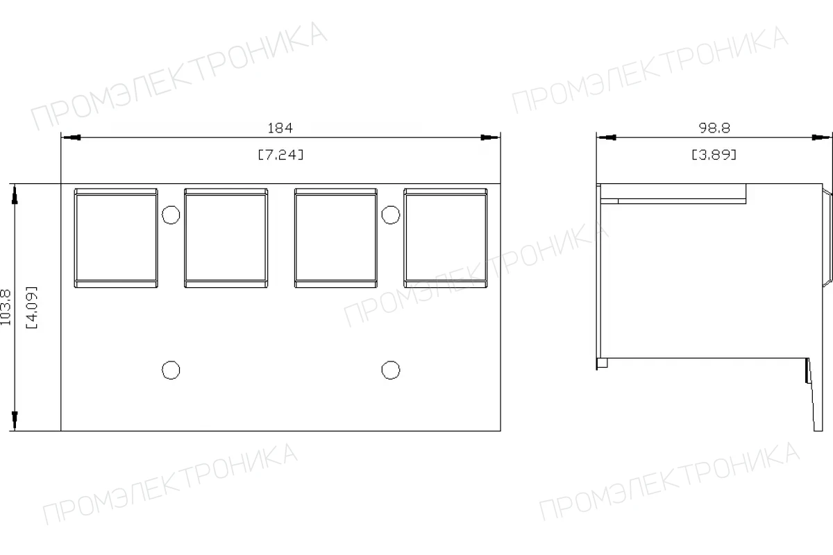 Siemens 3VA9471-0WF30 — Клеммная крышка