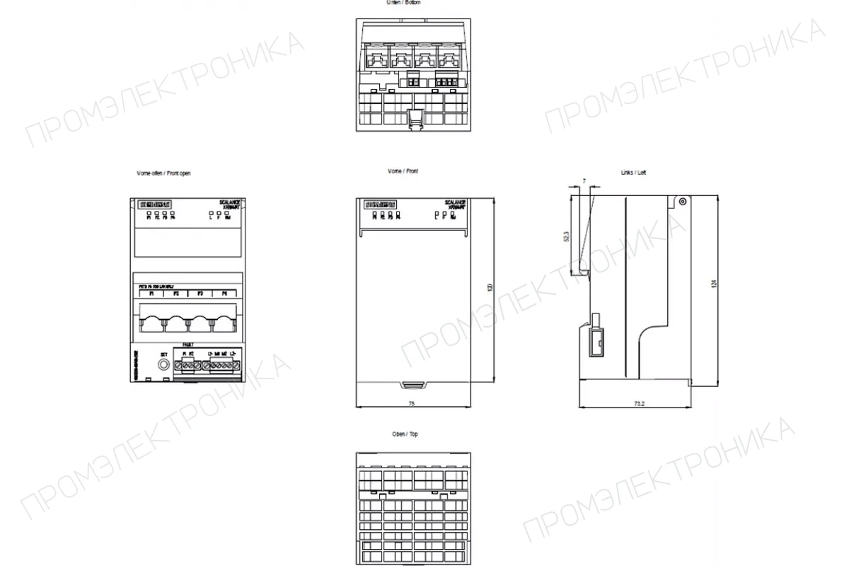 Siemens 6GK5202-2BH00-2BA3 — Коммутаторы реального времени SCALANCE X-200IRT