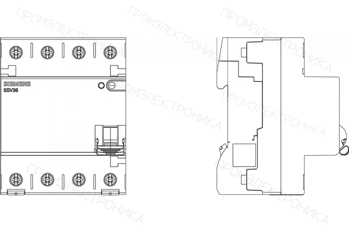 Siemens 5SV3624-4 — УЗО - устройства защитного отключения