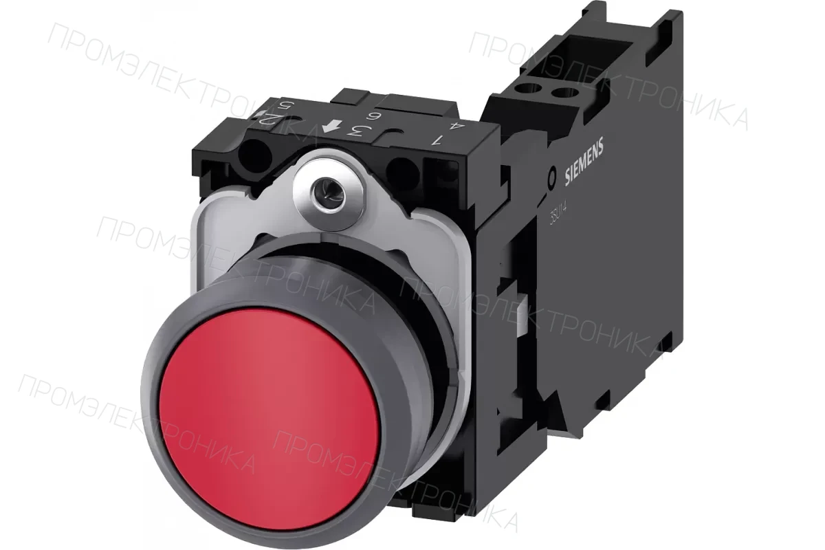 Siemens 3SU1130-0AB30-1BA0 — Кнопка