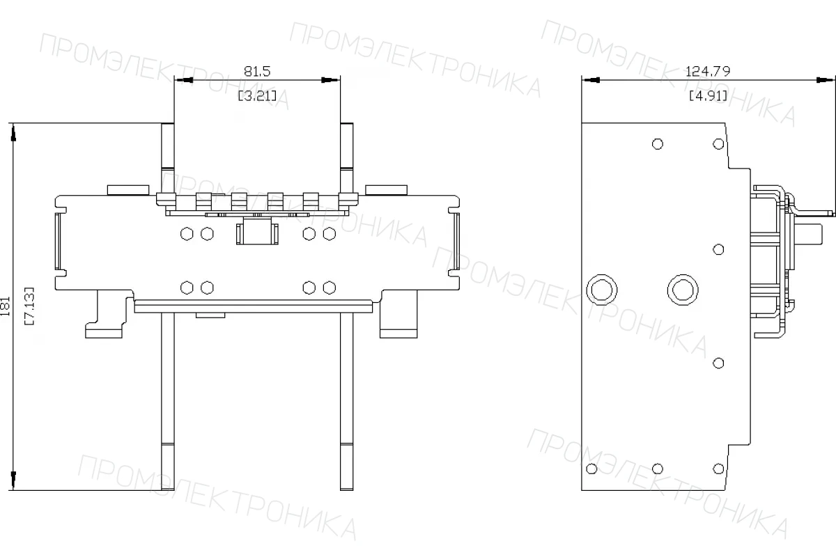Siemens 3VA9147-0VF10 — Модуль для устройства блокировки перекидного рычага с тросом боудена принадлежность