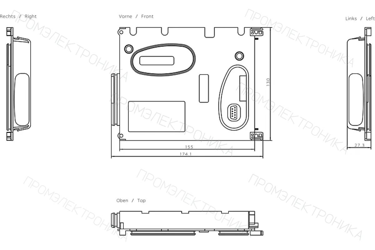 Siemens 6SL3256-1BA00-0AA0 — Sinamics g120p глухая крышка для силового модуля