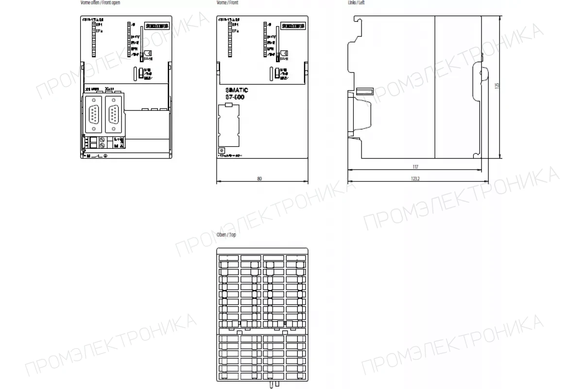 Siemens 6ES7335-7HG01-0AB0 — промышленный компонент