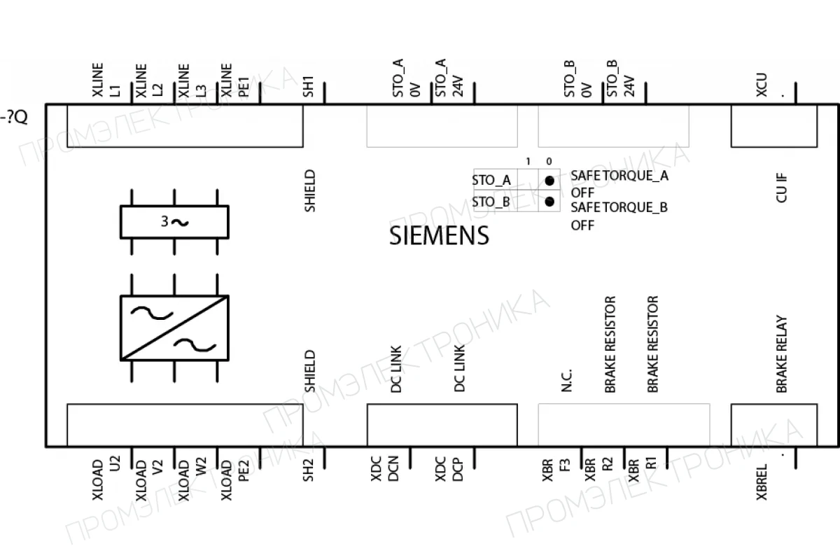 Siemens 6SL3210-1PH21-4UL0