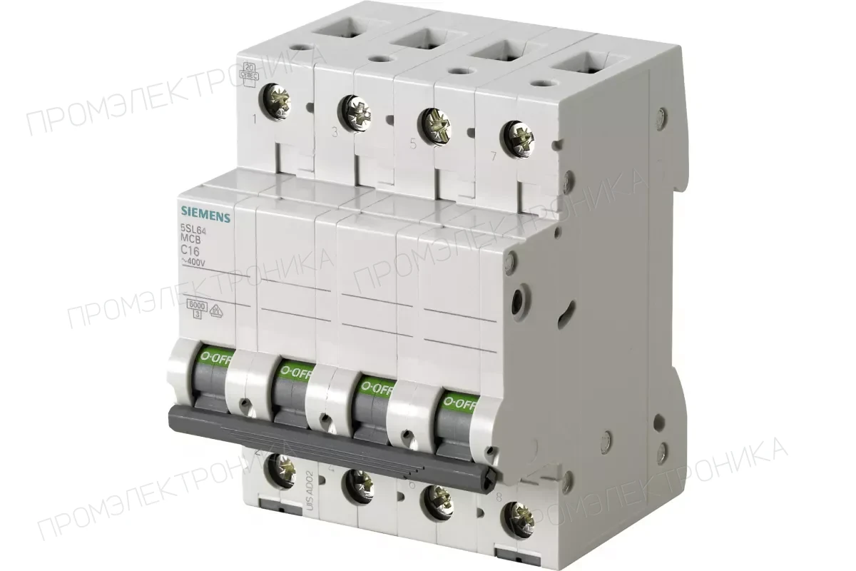 Siemens 5SL6306-7CC — Миниатюрный автоматический выключатель