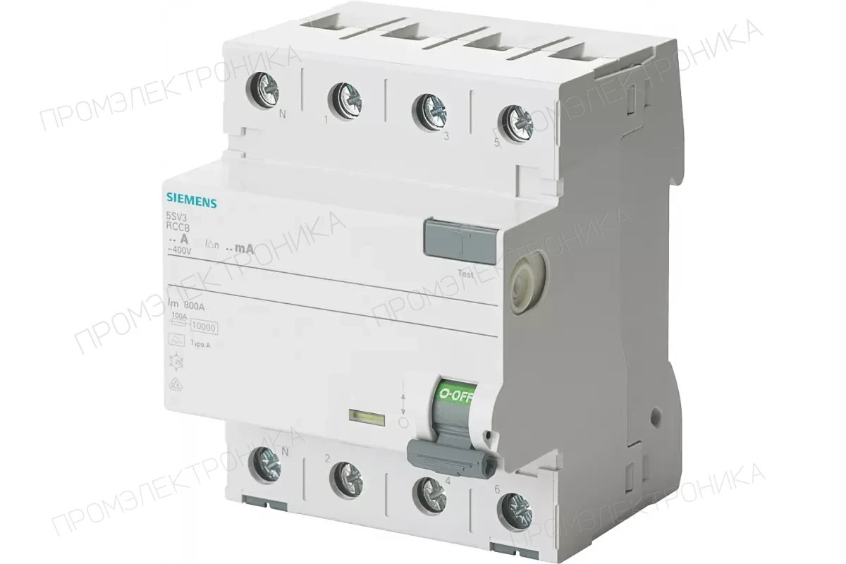 Siemens 5SV3342-6KL — УЗО - устройства защитного отключения