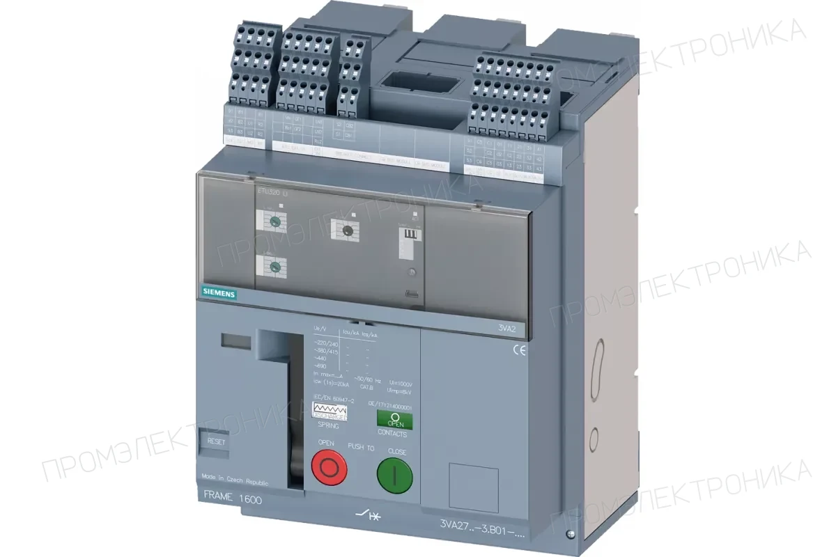 Siemens 3VA2612-5HL32-0AA0 — 3VA автоматические выключатели в литом корпусе до 250 A