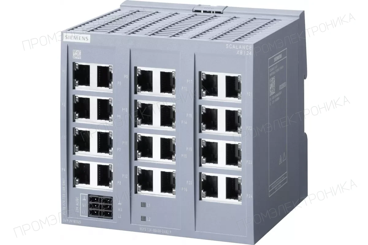 Siemens 6GK5108-2QS00-3AR3 — Scalance xr108-2poe wg промышленный неуправляемый коммутатор industrial ethernet