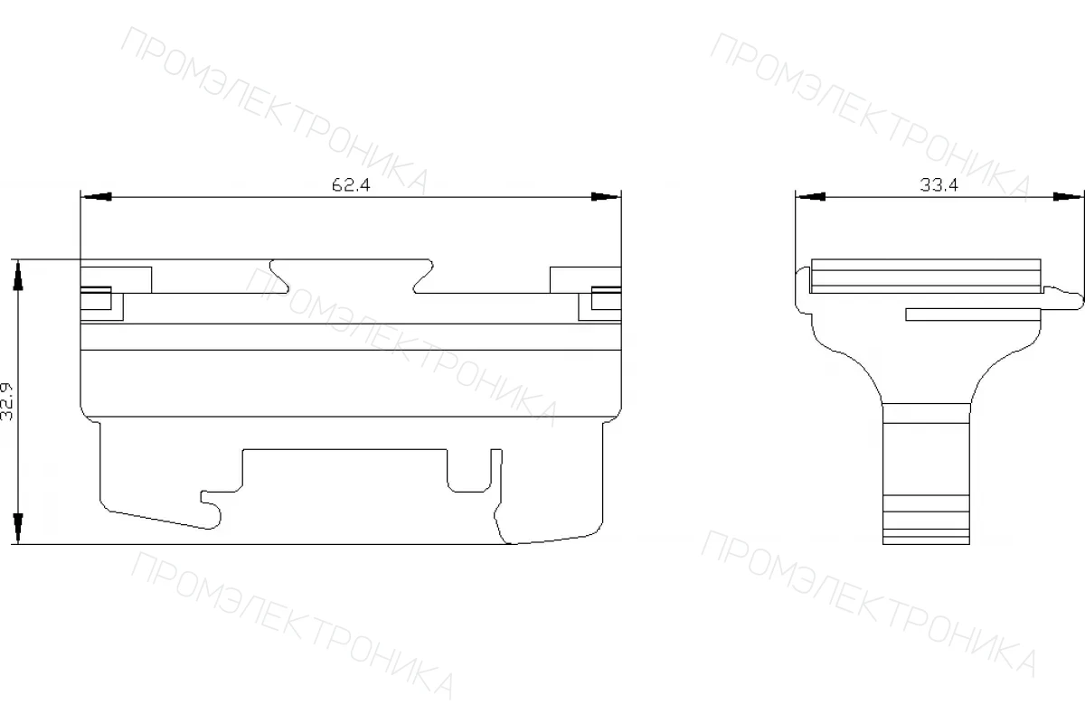 Siemens 3VA9987-0TG11 — Адаптер для din-рейки для t-обр
