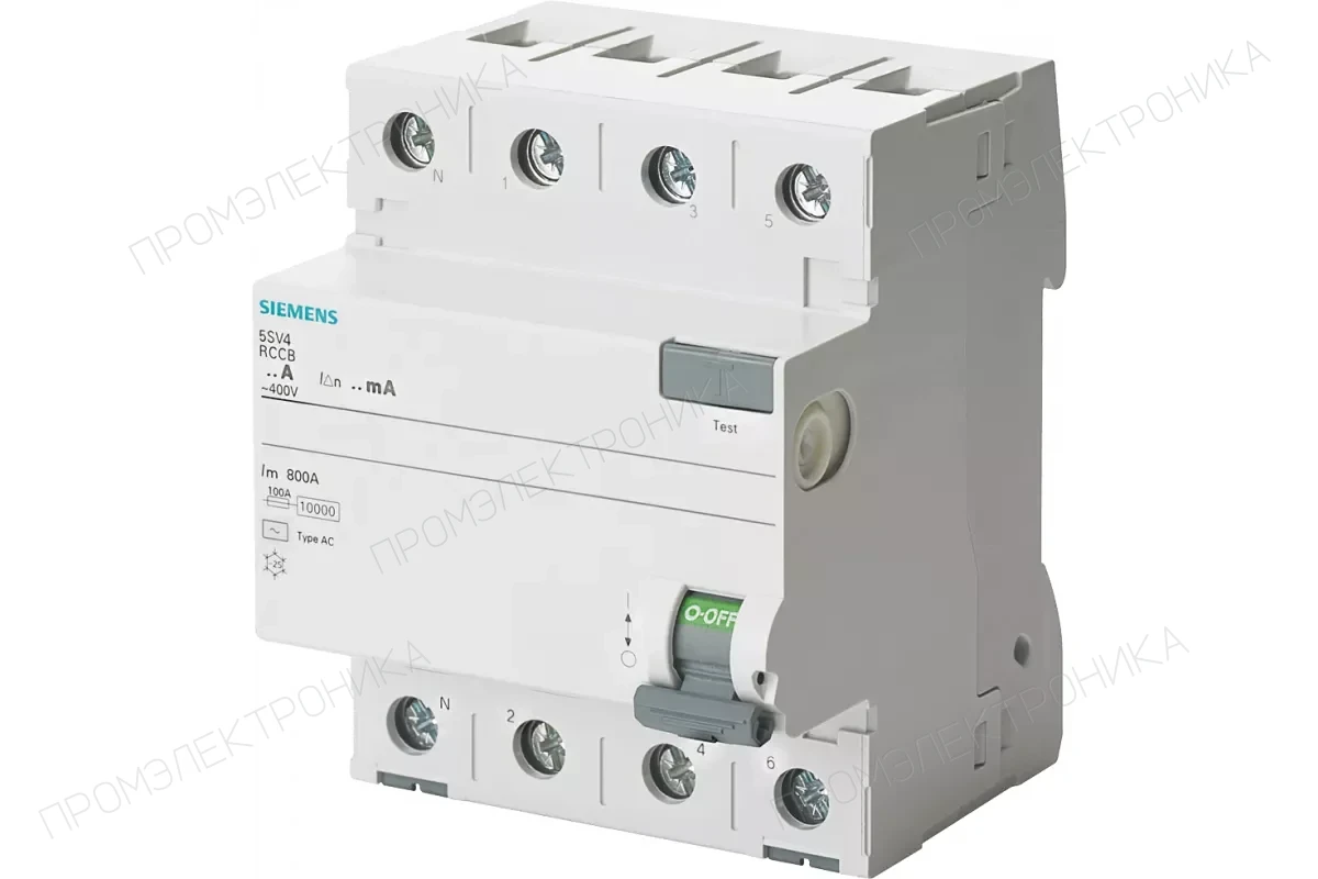 Siemens 5SV4644-0 — УЗО - устройства защитного отключения
