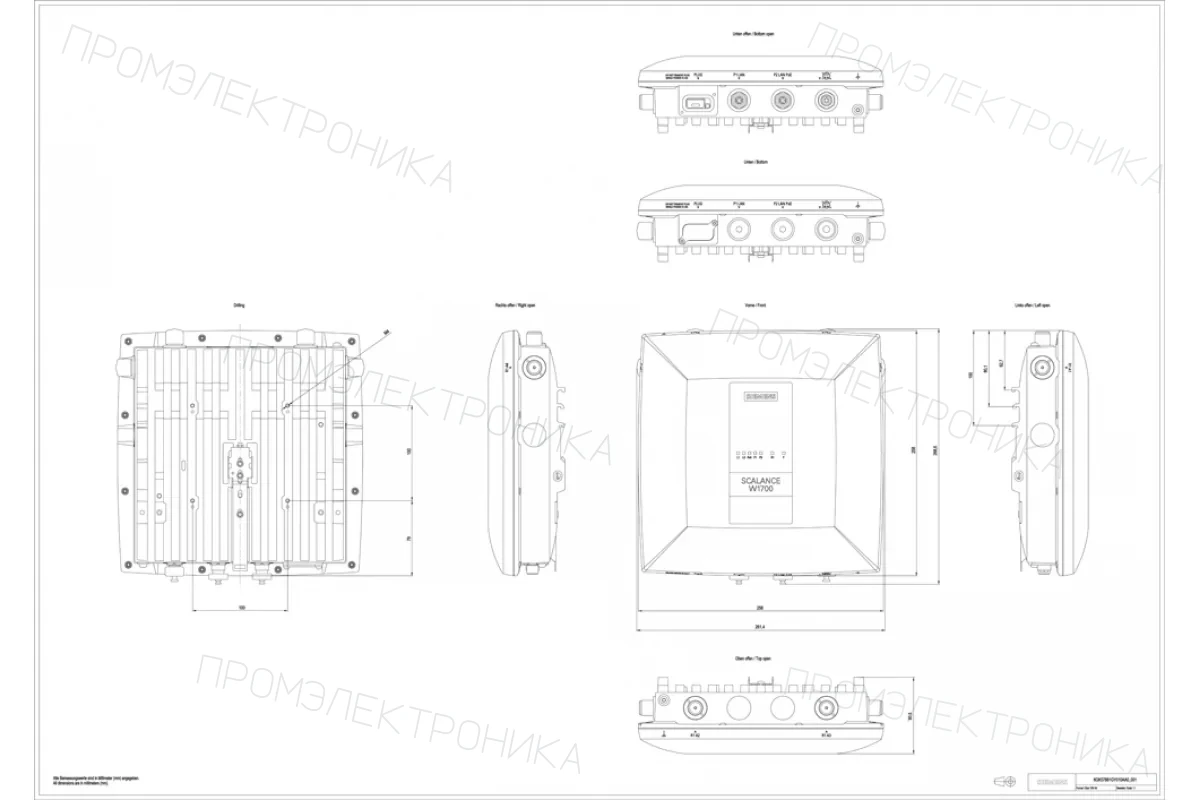 Siemens 6GK5786-2FC00-0AA0 — SCALANCE W786 RJ45 для наружной установки