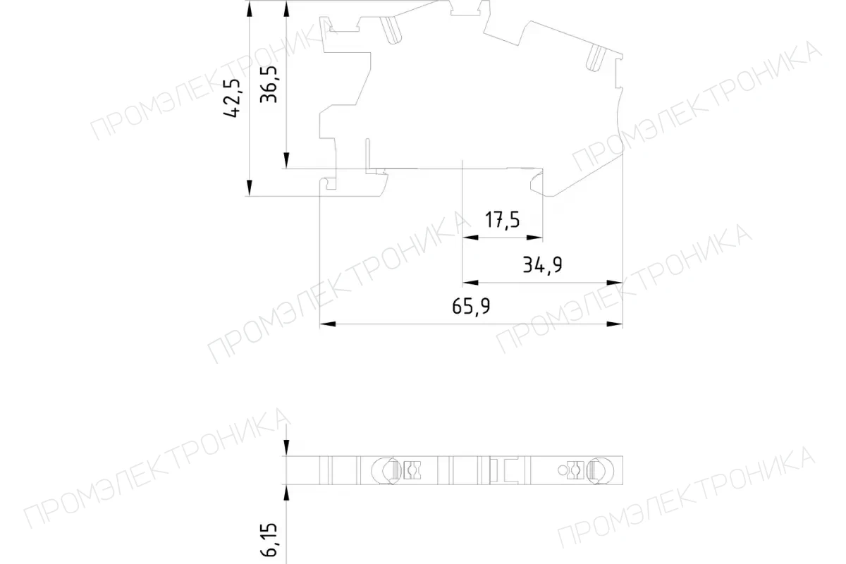Siemens 8WH6001-0BH01 — Клеммы ALPHA FIX 8WH с втычными зажимами