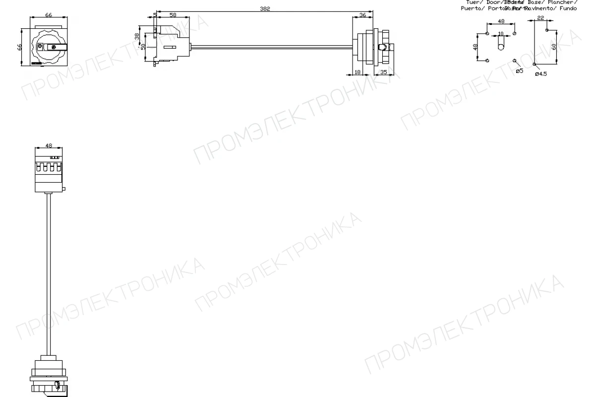 Siemens 3LD2013-1TL51 — Главный/аварийный выключатель