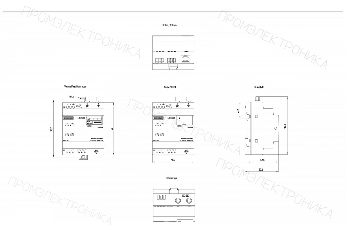 Siemens 6GK7243-7KX30-0XE0 — компонент промышленной автоматизации