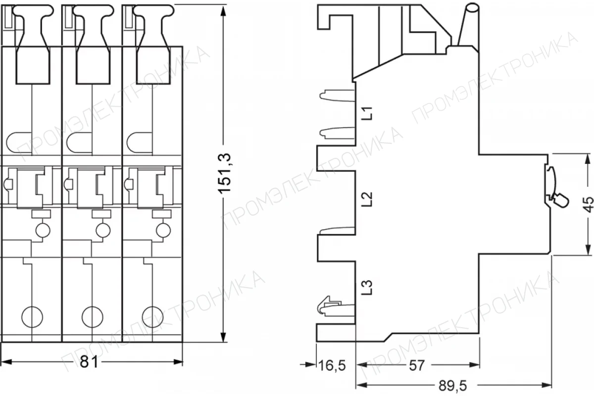 Siemens 5ST3687-0 — Сборные шины 5ST для модульных устройств
