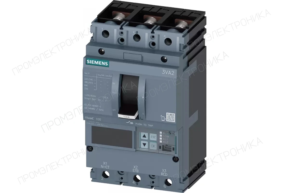 Siemens 3VA2010-5JQ32-0KC0 — Выключатель в литом корпусе