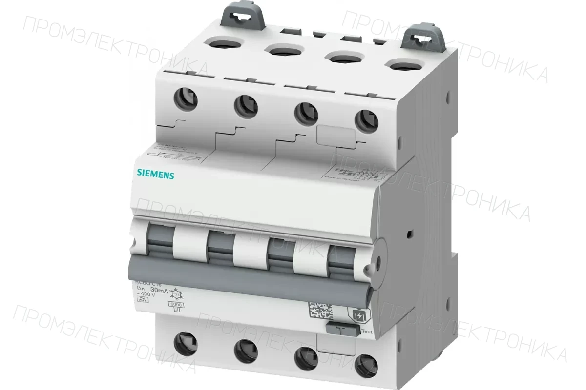 Siemens 5SU1374-7DK81 — Дифференциальные автоматические выключатели