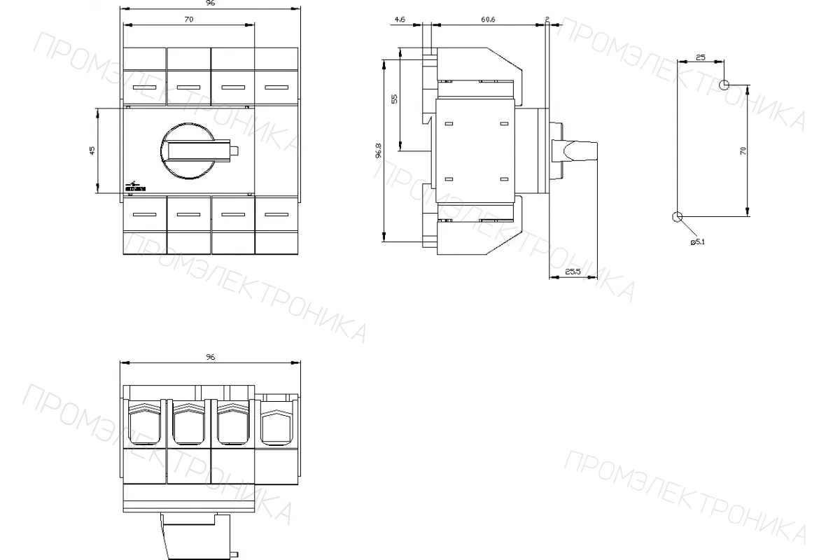 Siemens 3KD0430-2LG20-3 — Базовые блоки