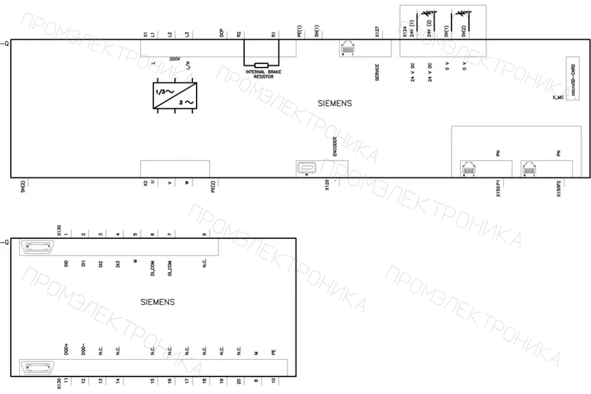 Siemens 6SL5610-1BB10-1AA0 — промышленный компонент