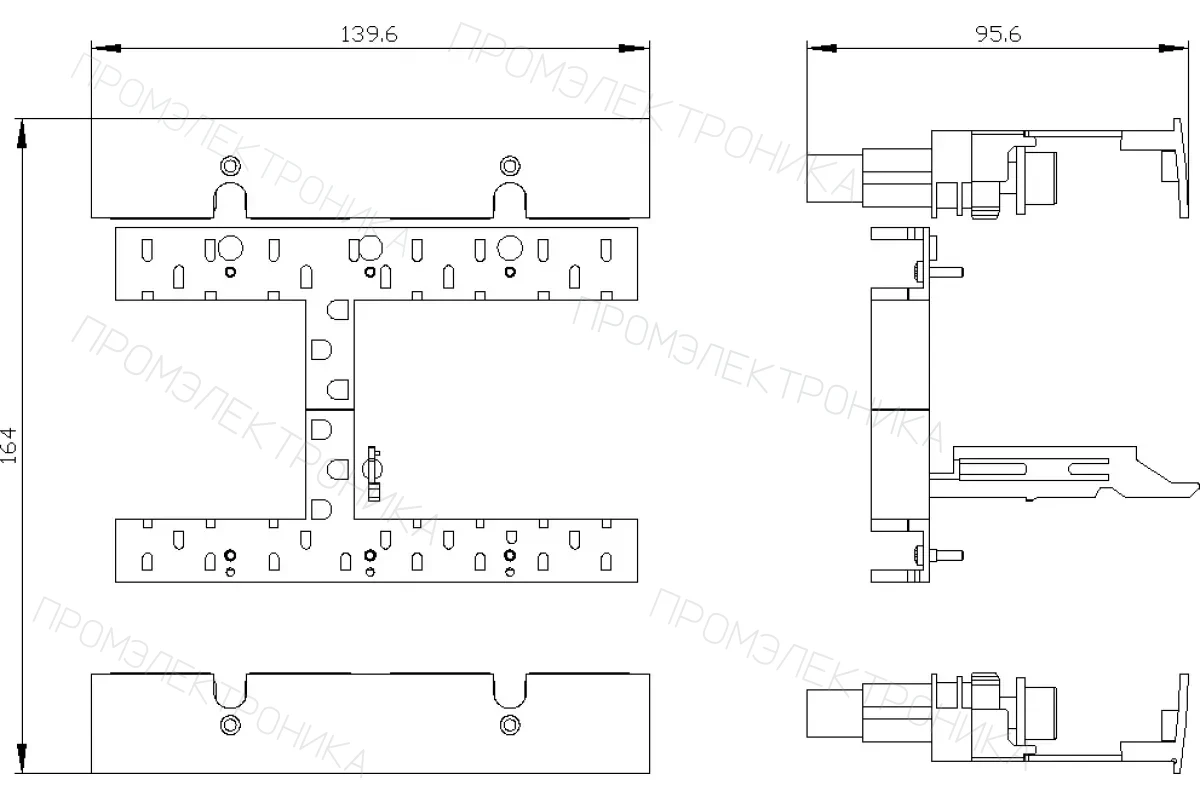 Siemens 3VA9214-0KD10 — Выкатная корзина комплект преобразования выключателя принадлежность для