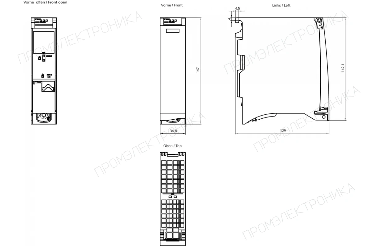 Siemens 6NH7997-5DA10-0AA1 — компонент промышленной автоматизации