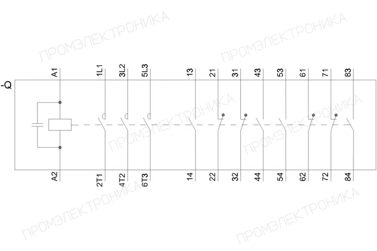 Siemens 3TF6944-8CM7-Z A02 — КОНТАКТОР ТИПОРАЗМЕР14
