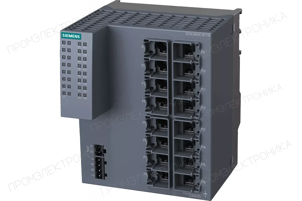 Siemens 6GK5112-0BA00-2AB2 — Scalance xb112 промышленный неуправляемый коммутатор industrial ethernet