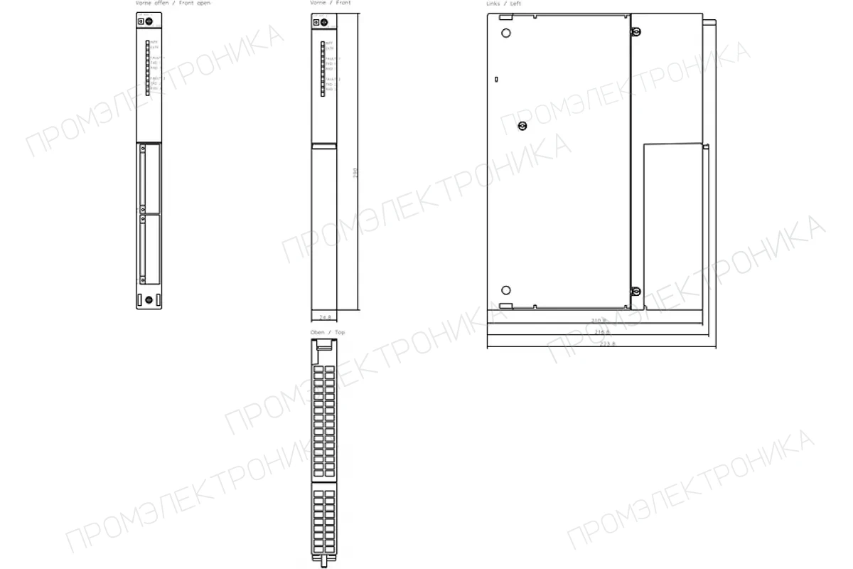 Siemens 6ES7417-4HL04-0AB0 — промышленный компонент